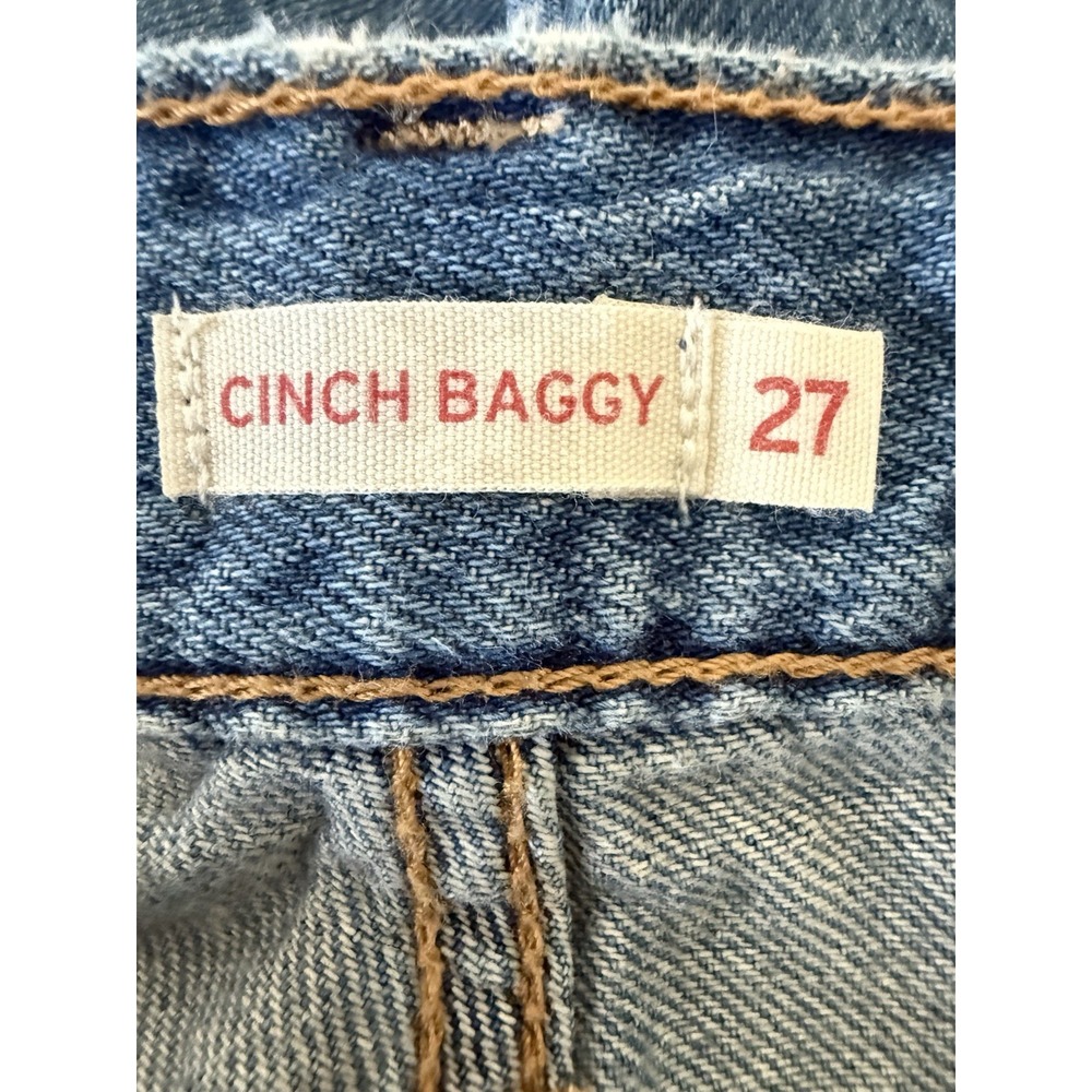 Levis Women's Jeans Cinch Baggy Wide Leg Size 27 - Picture 8 of 9